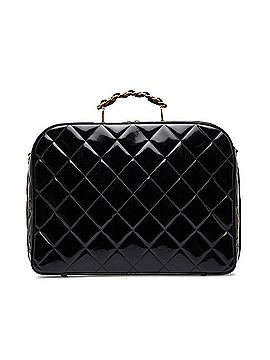 Chanel Patent Leather Chain Lunch Box Bag (view 1)