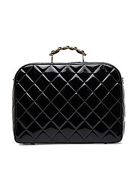 Chanel Patent Leather Chain Lunch Box Bag (view 2)