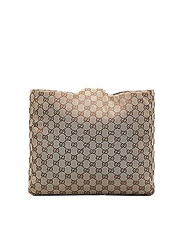 Gucci GG Canvas Clutch Bag (view 2)