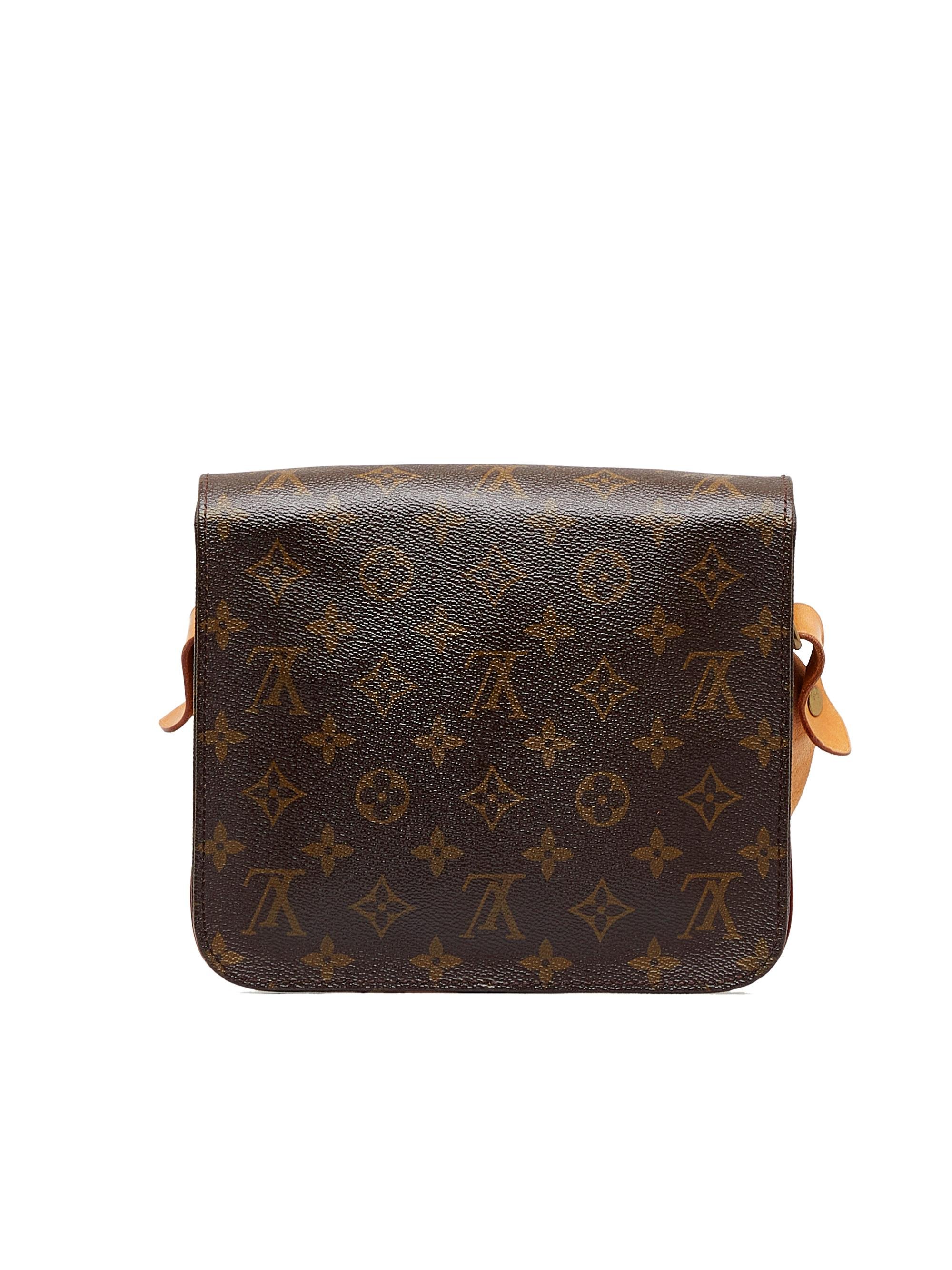 Louis Vuitton Monogram Mini Cartouchiere PM Crossbody Flap Bag