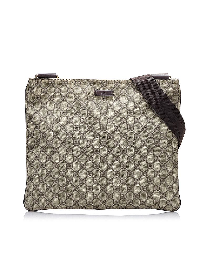 Gucci 100% Coated Canvas Brown GG Supreme Crossbody One Size - 68% off ...