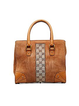 Gucci GG Canvas Nailhead Handbag (view 2)