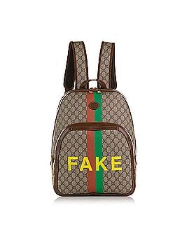 Gucci Medium GG Supreme Fake/Not Backpack (view 1)