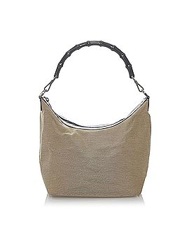 Gucci Bamboo Canvas Shoulder Bag (view 1)