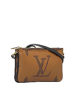 Louis Vuitton Brown Monogram Reverse Giant Onthego GM Cloth ref