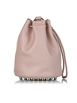 Alexander Wang Diego Leather Drawstring Alpha Bucket Bag (view 2)