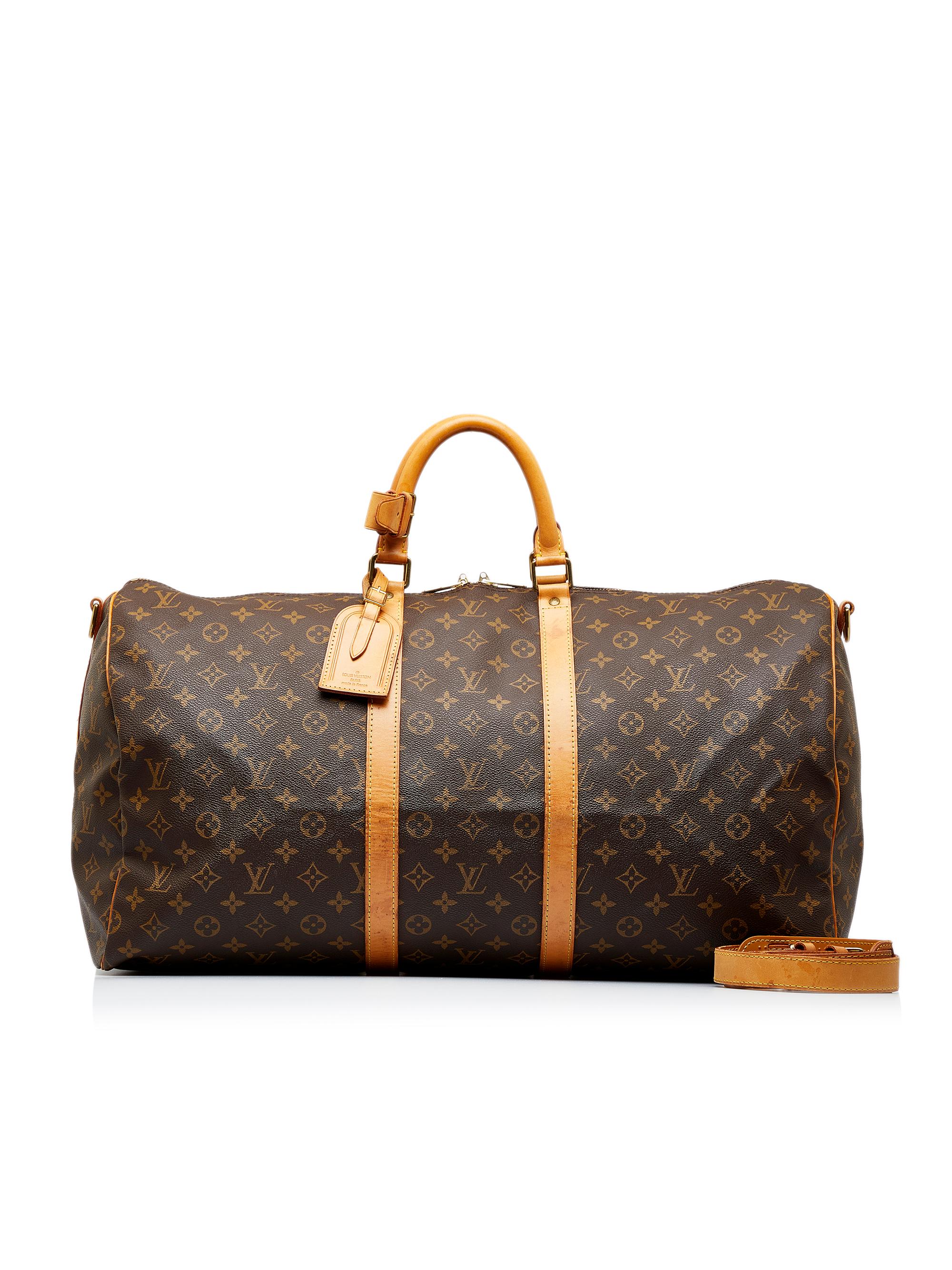 Louis Vuitton Keepall Bandouliere Monogram Canvas 55 Cloth ref