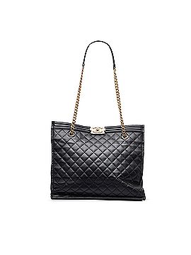 Chanel Quilted Boy Shopper Tote (view 1)