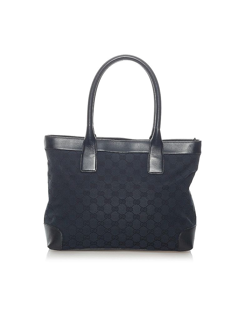 Gucci 100% Canvas Black GG Canvas Tote Bag One Size - photo 1