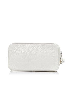 Louis Vuitton 100% Calf Leather White Monogram Taurillon Utility