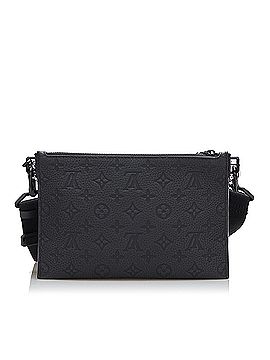 Louis Vuitton Black Damier Glitter In The Loop Trio Pouch Leather