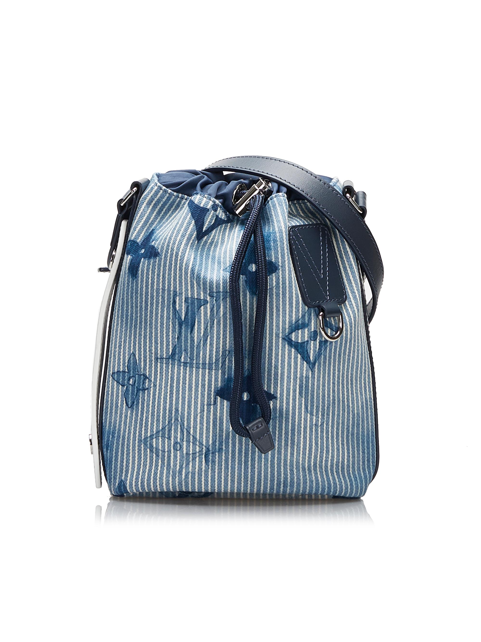 Louis Vuitton 100% Canvas Blue Sac Marin BB One Size - 9% off