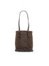 Louis Vuitton 100% Canvas Brown Monogram Mini Lin Bucket PM One Size - photo 1