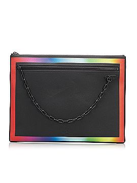 Louis Vuitton LOUIS VUITTON Taiga Rainbow Pochette Clutch Bag