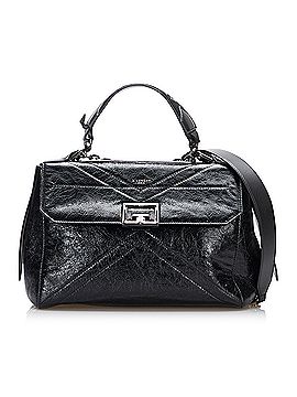 Neo vivienne patent leather handbag Louis Vuitton Black in Patent