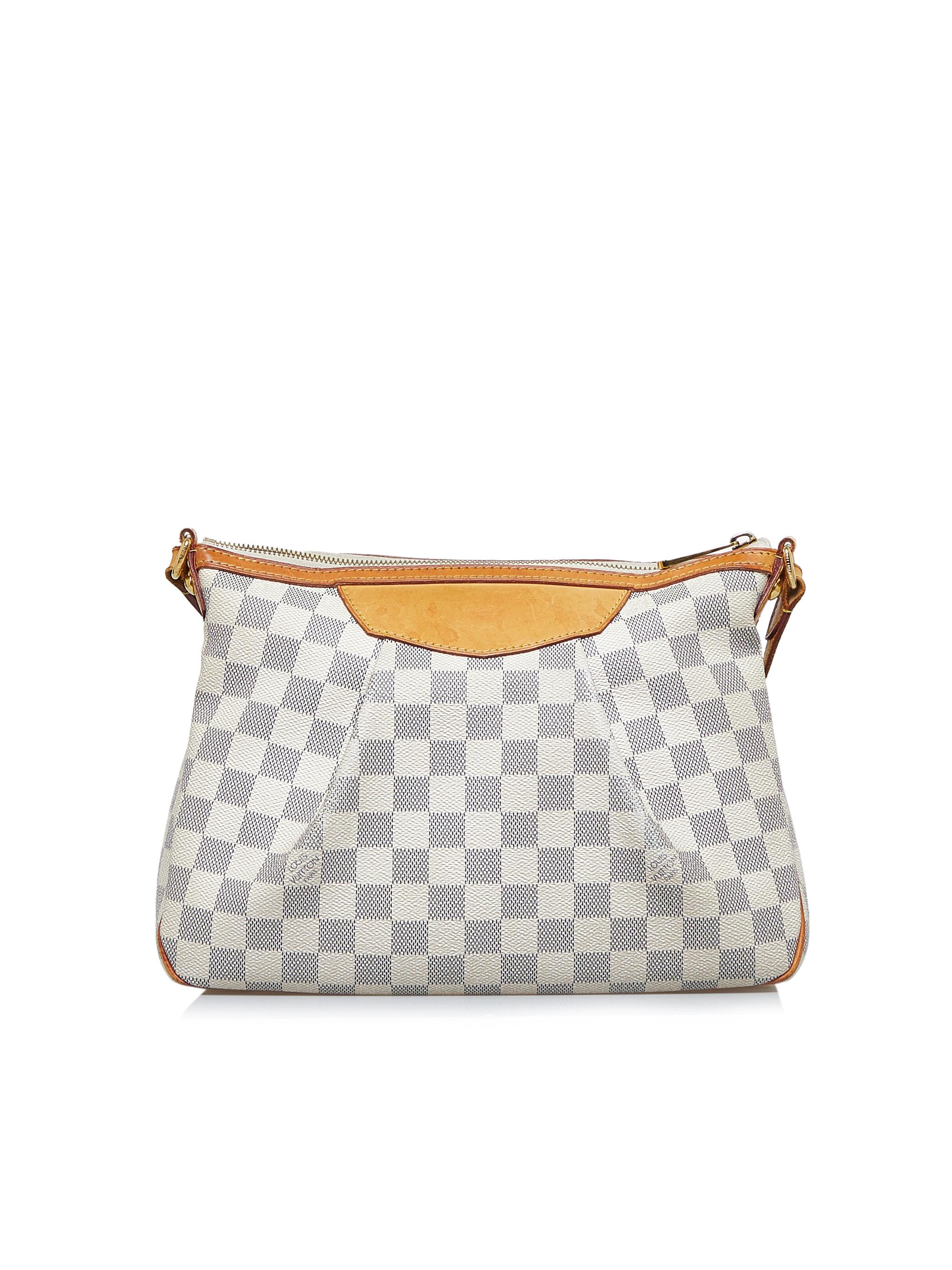 louis vuitton damier azur crossbody bag-Louis Vuitton Siracusa PM Damier  Azur Crossbody Bag-RELOVE DELUXE