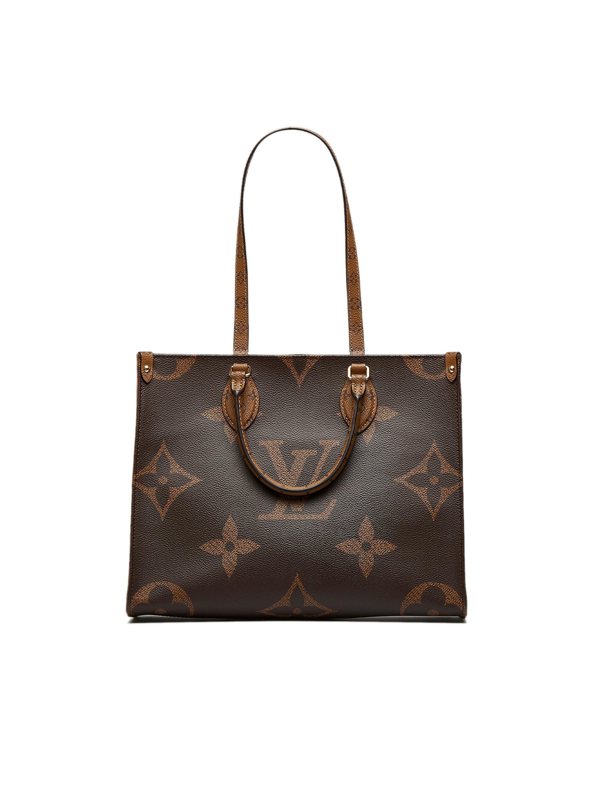 Louis Vuitton 100% Canvas Brown Monogram Reverse OnTheGo MM One Size - 7%  off