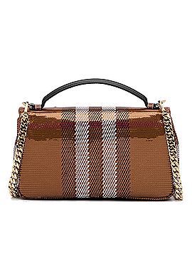 Burberry Small Sequin Check Lola Satchel (view 2)