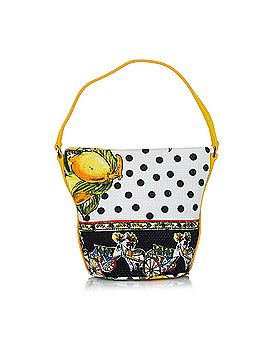 Dolce & Gabbana Printed Canvas Handbag (view 2)
