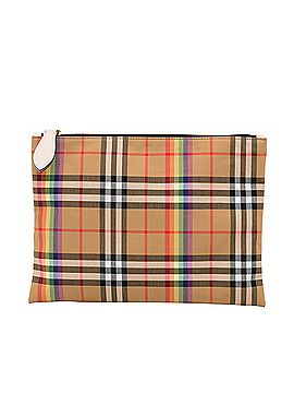 Burberry Rainbow Vintage Check Pouch (view 1)