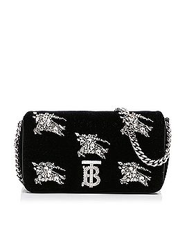 Burberry Small Lola Equestrian Knight Crystal Shoulder Bag (view 1)