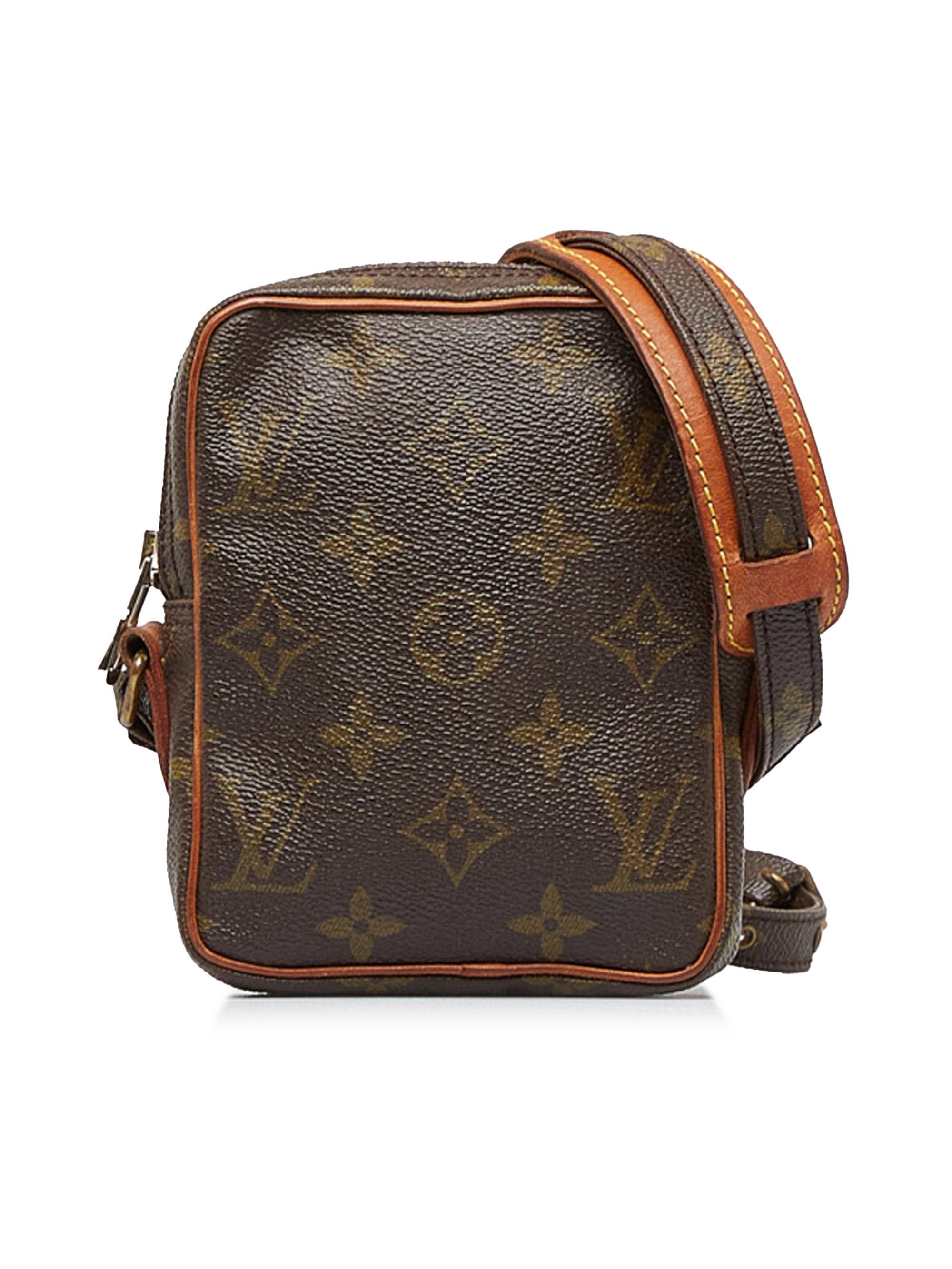 Louis Vuitton Monogram Croissant GM Bag in Brown Leather ref