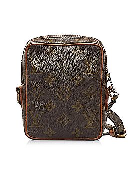 used Unisex Pre-owned Authenticated Louis Vuitton Monogram Galaxy Alpha Hobo Canvas Black Crossbody Bag, Adult Unisex, Size: Small