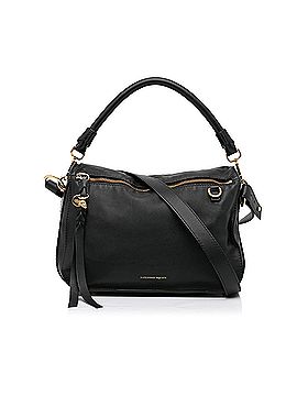 FOUR RING LEATHER SATCHEL BAG for Women - Alexander McQueen sale