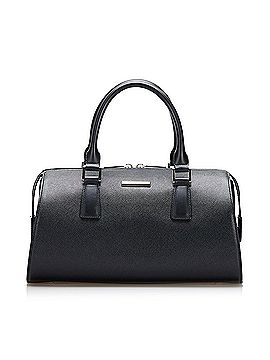 Burberry Leather Check Handbag (view 1)