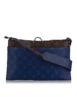 Blue Louis Vuitton Monogram Pacific Outdoor Pouch Crossbody Bag