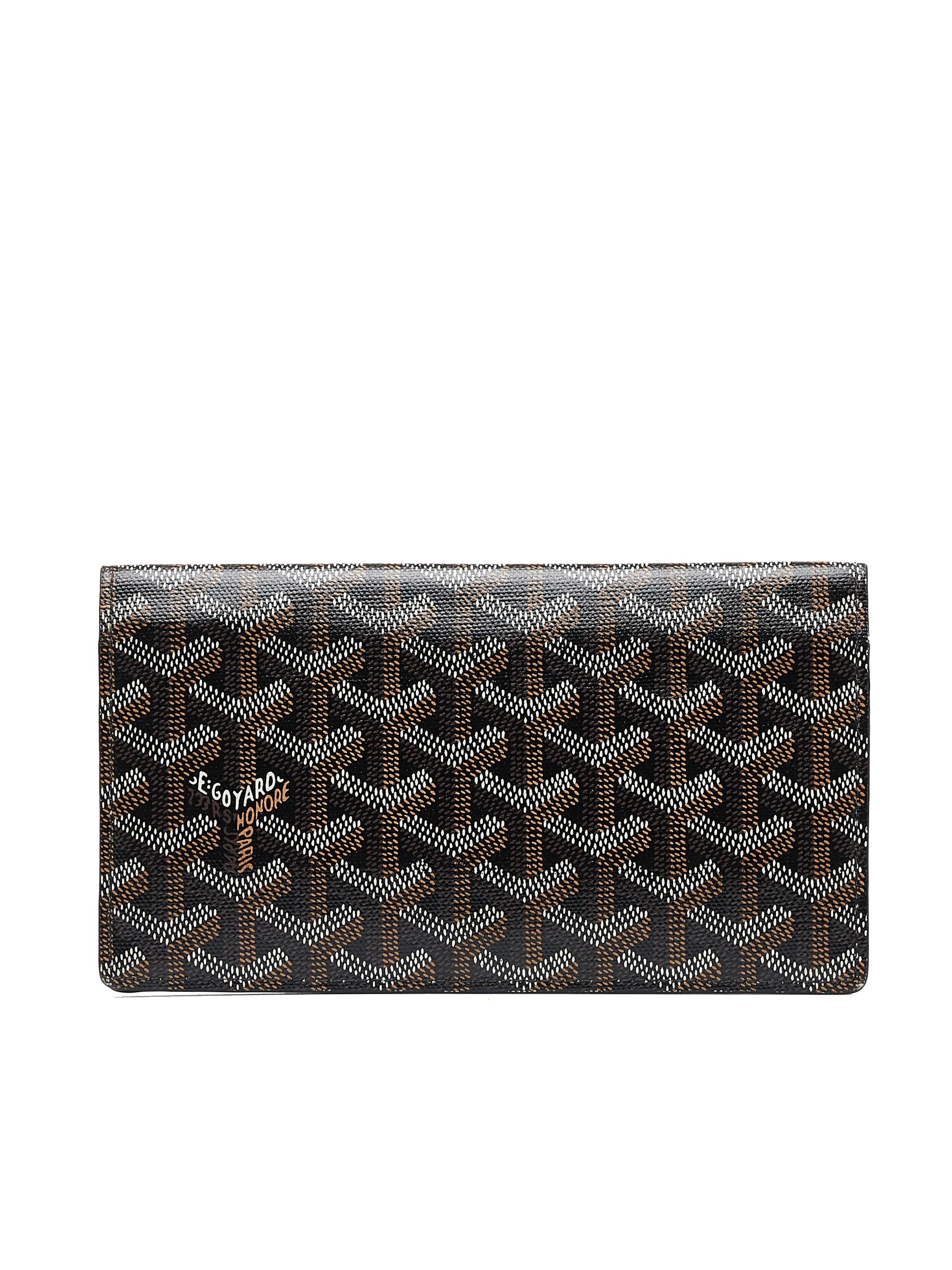 RICHELIEU WALLET 19 IN BLACK GOYARDINE CANVAS