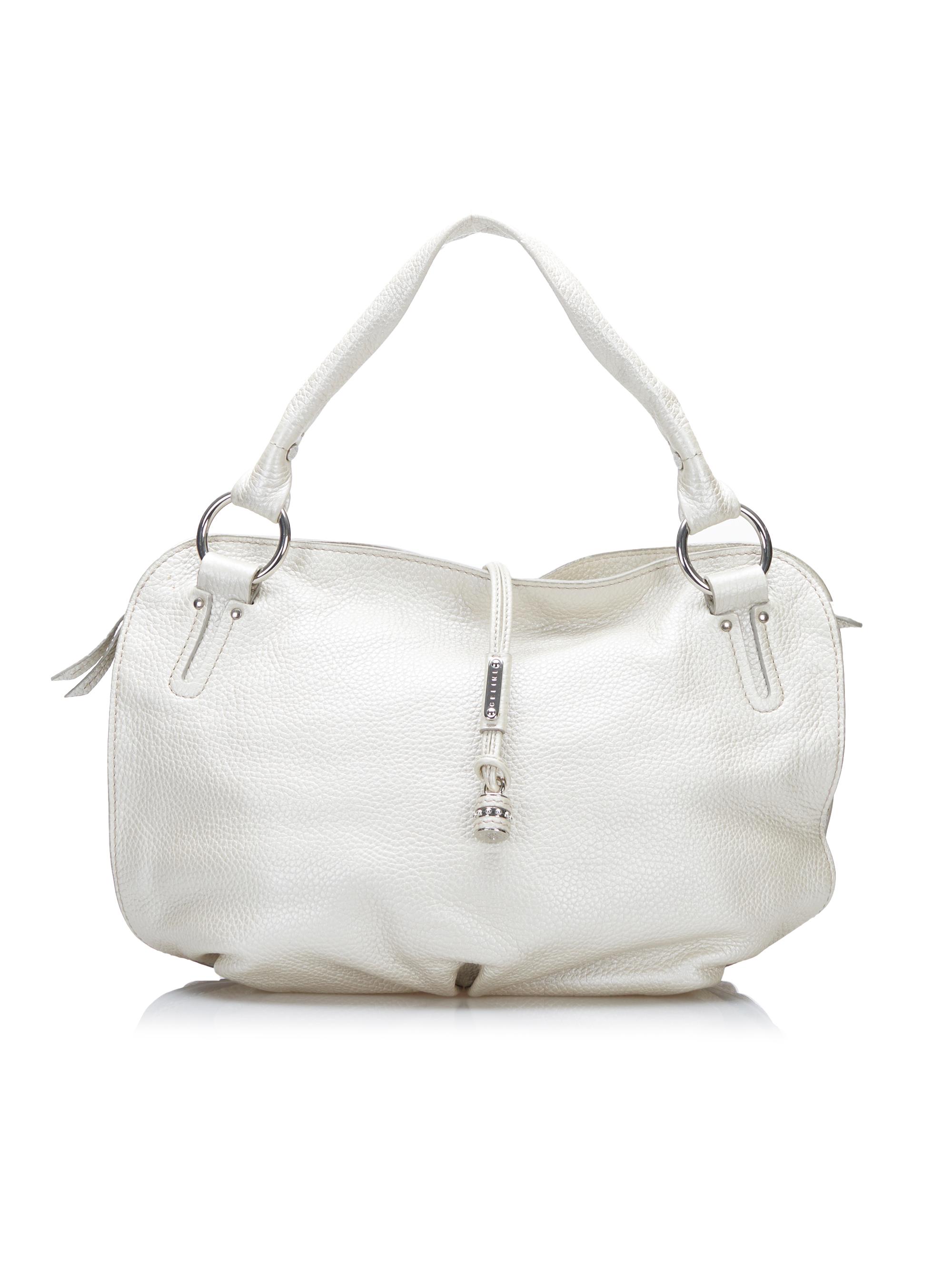 Céline 100% Calf Leather White Calf Leather Bittersweet Hobo One Size ...