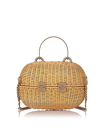 Chanel best sale wicker bag