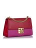 Gucci 100% Calf Leather Red Small Padlock Leather Crossbody Bag One Size - photo 3