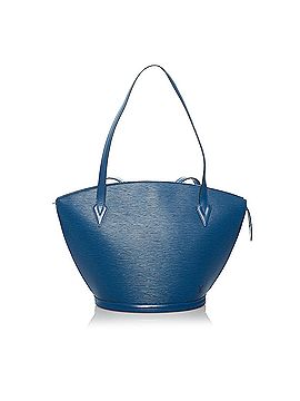 Blue Louis Vuitton Epi Saint Jacques Short Strap GM Shoulder Bag