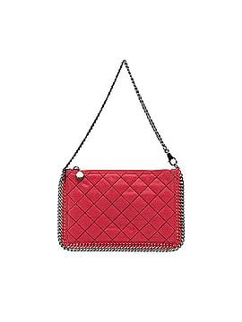 Stella McCartney Quilted Falabella Shaggy Deer Baguette (view 1)