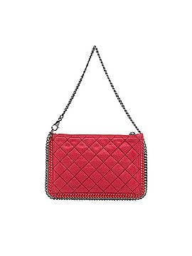 Stella McCartney Quilted Falabella Shaggy Deer Baguette (view 2)