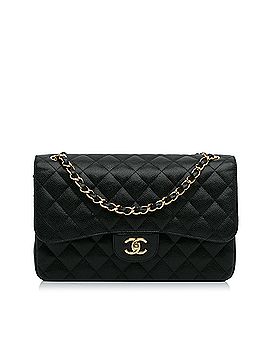 Chanel Jumbo Classic Caviar Double Flap (view 1)