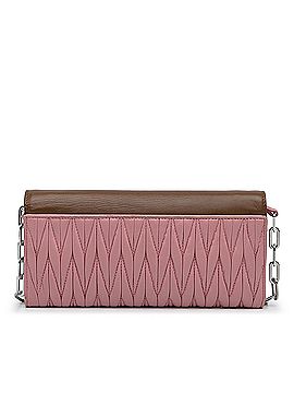 Miu Miu Matellase Wallet On Chain (view 2)