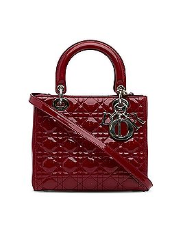 Dior Medium Patent Cannage Lady Dior (view 1)