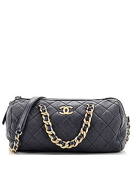 Chanel Fashion Therapy Bowling Bag Quilted Shiny Lambskin Medium (view 1)