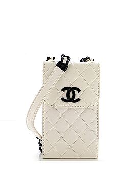 Chanel My Everything Phone Holder Crossbody Bag Quilted Caviar (view 2)