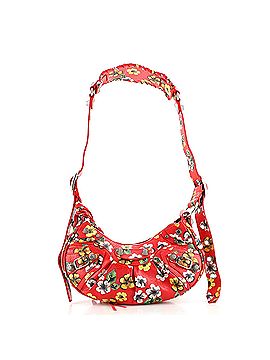 Balenciaga Le Cagole Giant Studs Shoulder Bag Printed Leather XS (view 1)