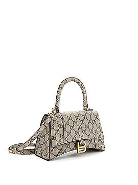 Gucci x Balenciaga The Hacker Project Hourglass Top Handle Bag GG Coated Canvas Small (view 2)