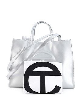 Telfar Shopping Tote Faux Leather Medium (view 2)