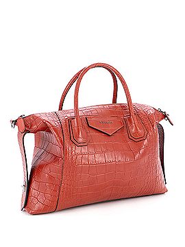 Givenchy Antigona Soft Bag Crocodile Embossed Leather Medium (view 2)