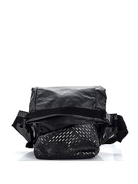 Bottega Veneta Folding Top Belt Bag Perforated Leather (view 1)