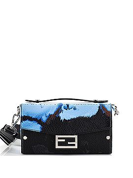 Fendi Baguette Soft Trunk Bag Printed Leather (view 1)
