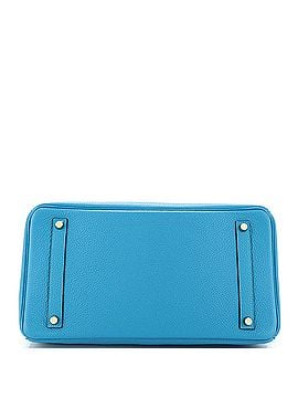 Hermès Birkin Handbag Blue Togo with Gold Hardware 35 (view 2)