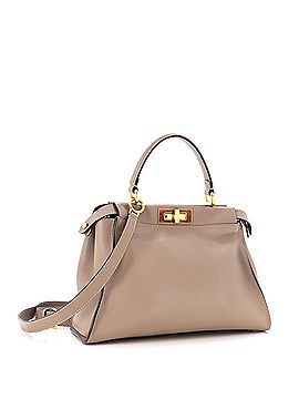 Fendi Peekaboo Bag Leather with Tortoise Detail Regular (view 2)
